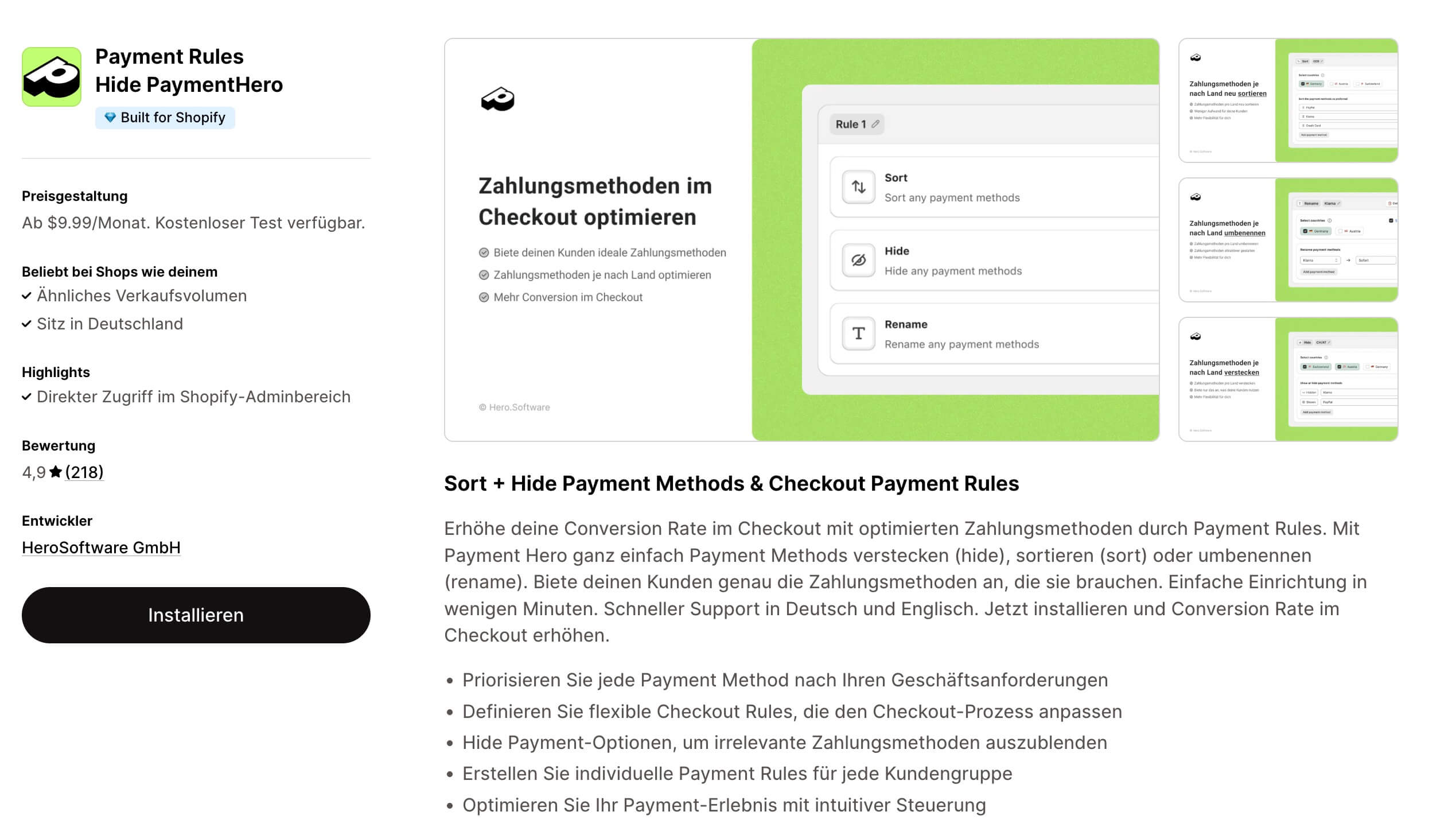 PaymentHero Shopify App