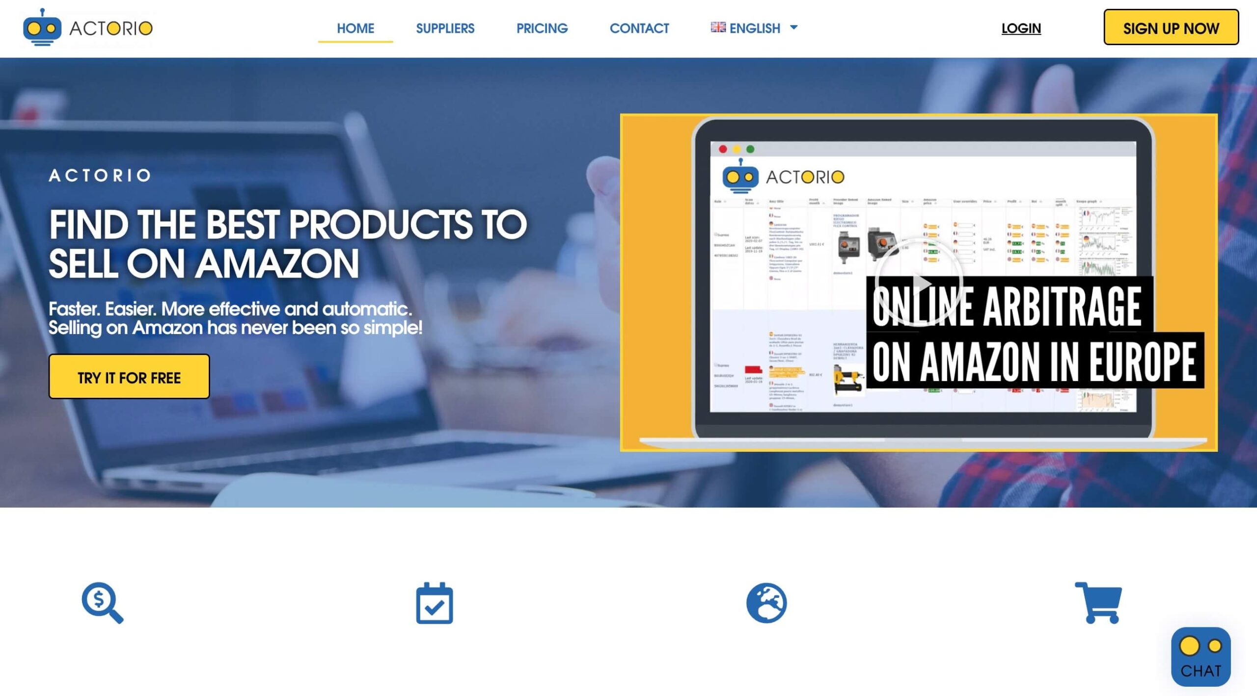 Actorio Homepage
