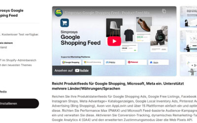 Simprosys Google Shopping Feed: Die Profi-Lösung für Shopify-Händler