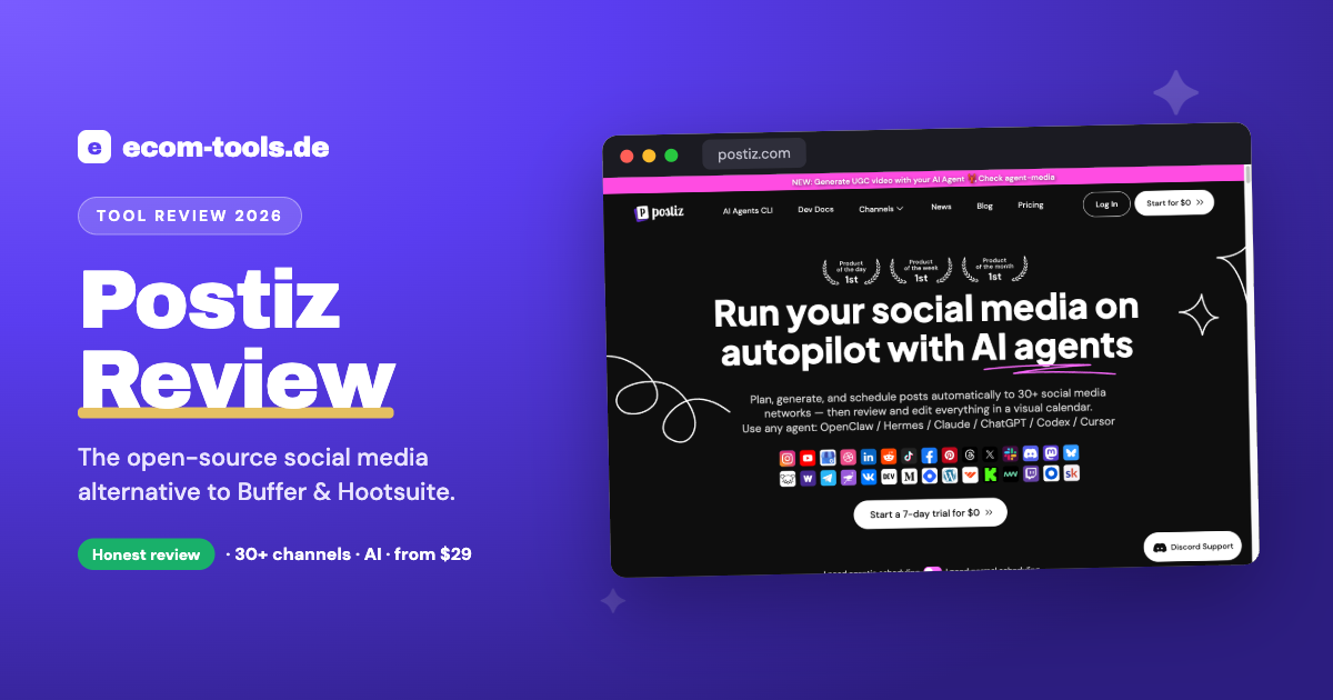 Postiz Review - open-source social media tool
