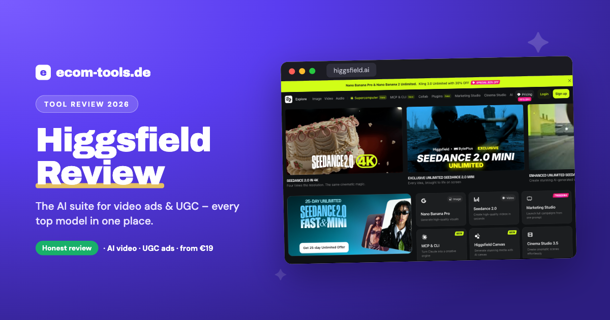 Higgsfield review - AI video suite