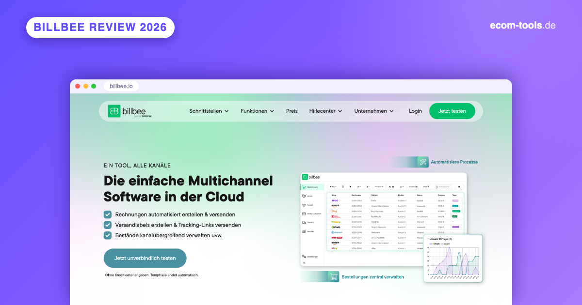 Billbee Review 2026: Features, Pricing & Who the Multichannel Tool Is For