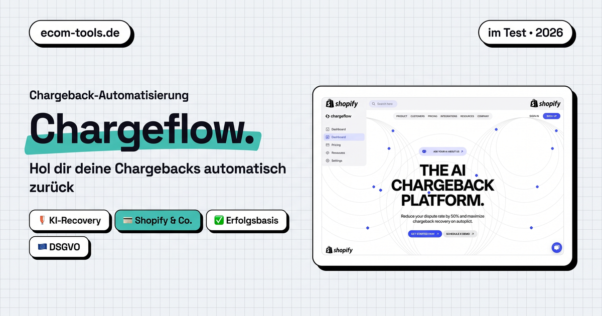 Chargeflow im Test 2026 – KI-Chargeback-Automatisierung