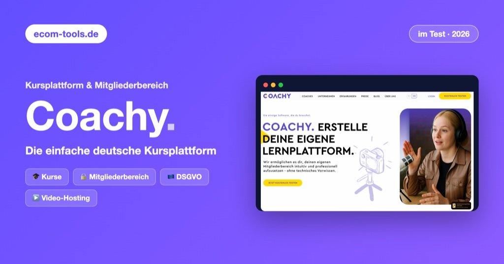 Coachy im Test 2026 – deutsche Kursplattform