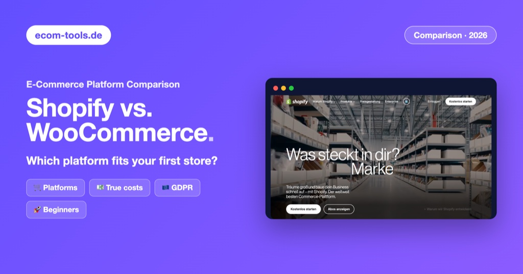 Shopify vs. WooCommerce - platform comparison