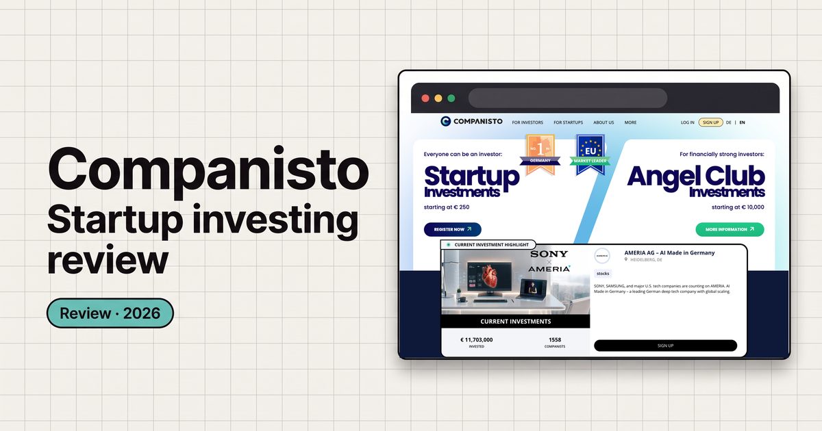 Companisto review: startup investing from 250 euros
