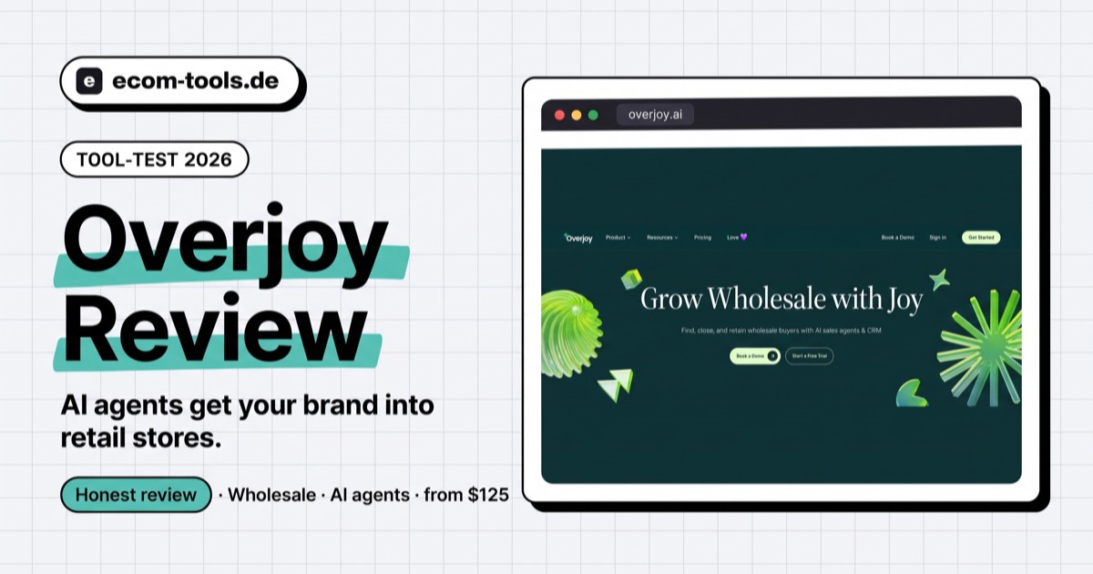 Overjoy review: AI sales platform for wholesale