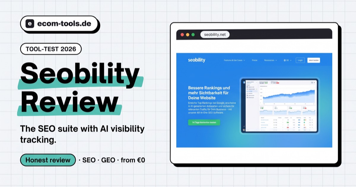 Seobility review: SEO suite with website audit and AI visibility tracking