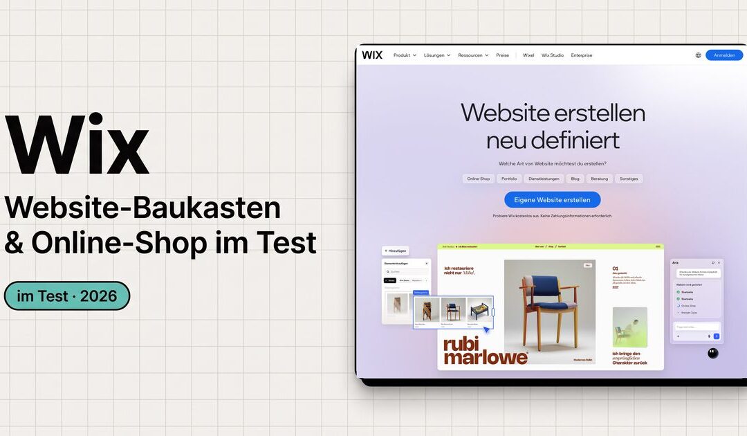 Wix im Test: Der beliebteste Website-Baukasten und seine E-Commerce-Grenzen