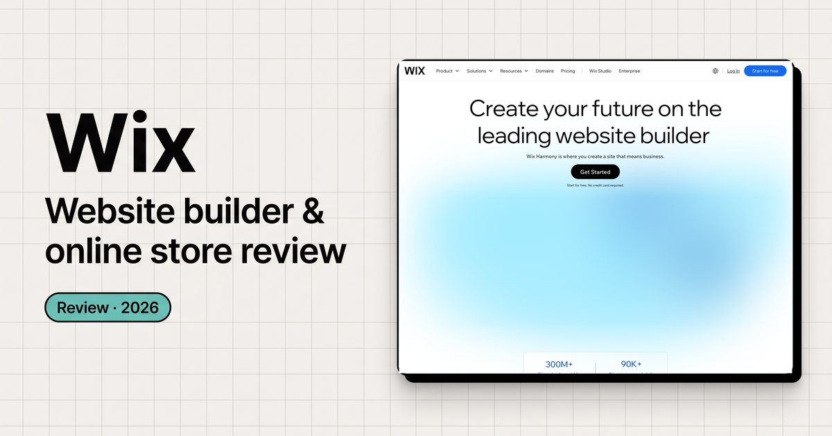 Wix review: website builder and online store