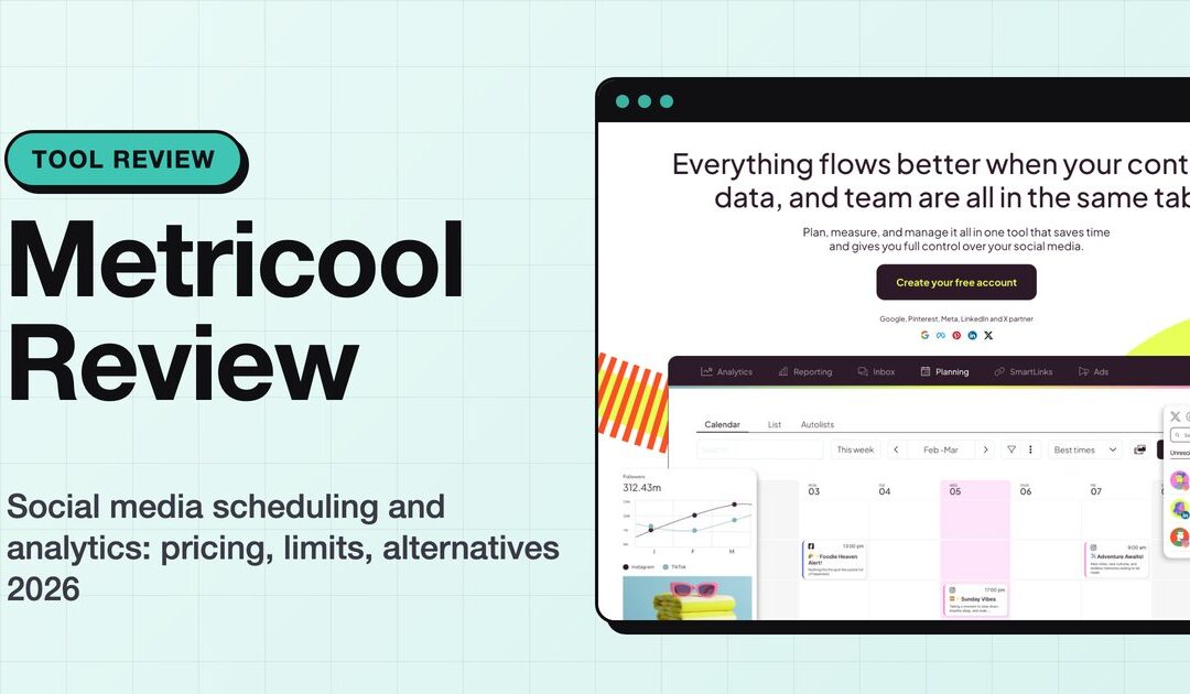 Metricool Review 2026: Social Media Scheduling for 16 Euros a Month