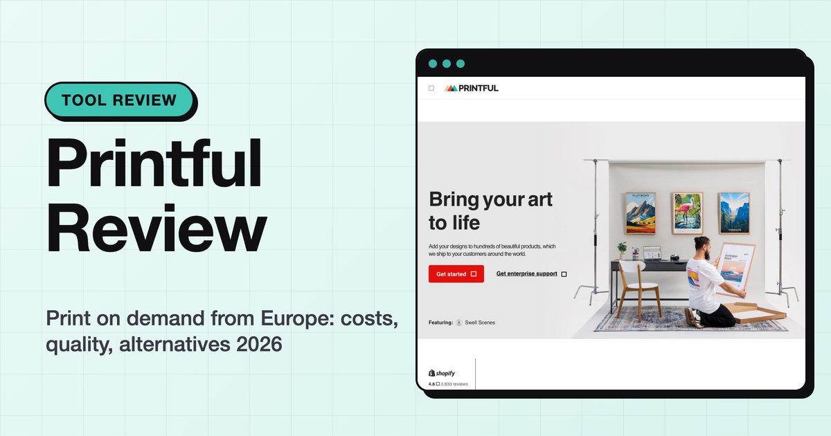 Printful Review 2026: Costs, Margins and Shipping to Germany