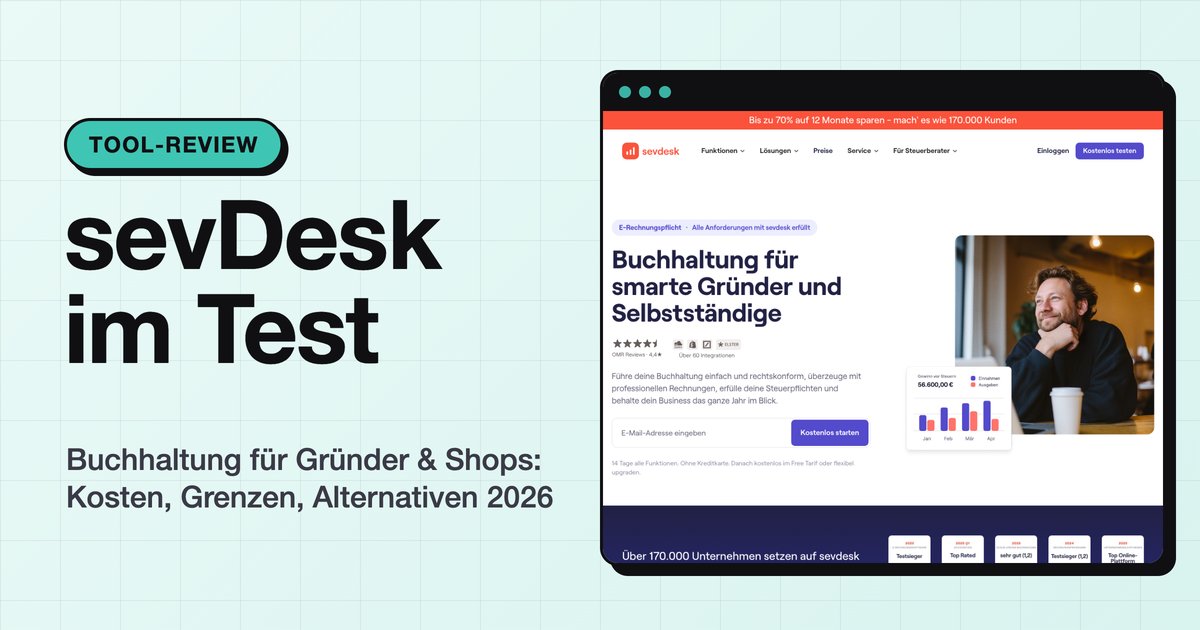 sevDesk im Test 2026: Kosten, Erfahrungen und die Kündigungsfalle