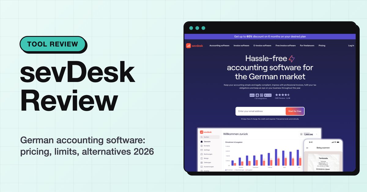 sevDesk Review 2026: Pricing, Limits and the Renewal Trap